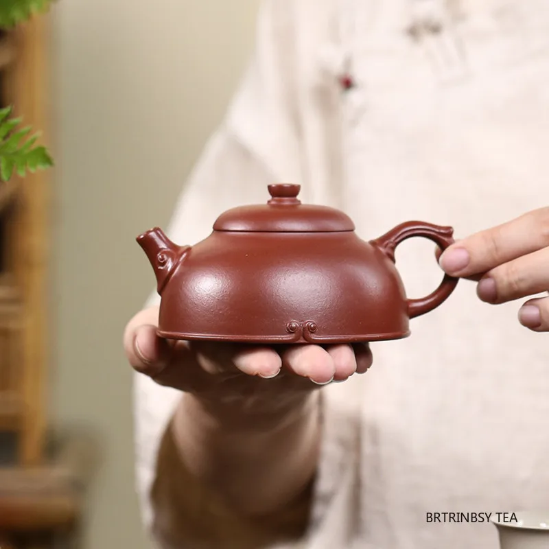 

140ml Chinese Yixing Zisha Teapot Tradition Handmade Tea Pot Beauty Tea Infuser Kettle Purple Clay Tea Set Household Teaware