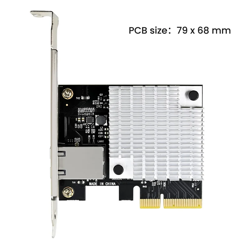 

10 Gigabit PCIE Network Card Single Port 10Giga Network Card Sunweit ST7357 AQC107S PCIE X4 Easy To Use