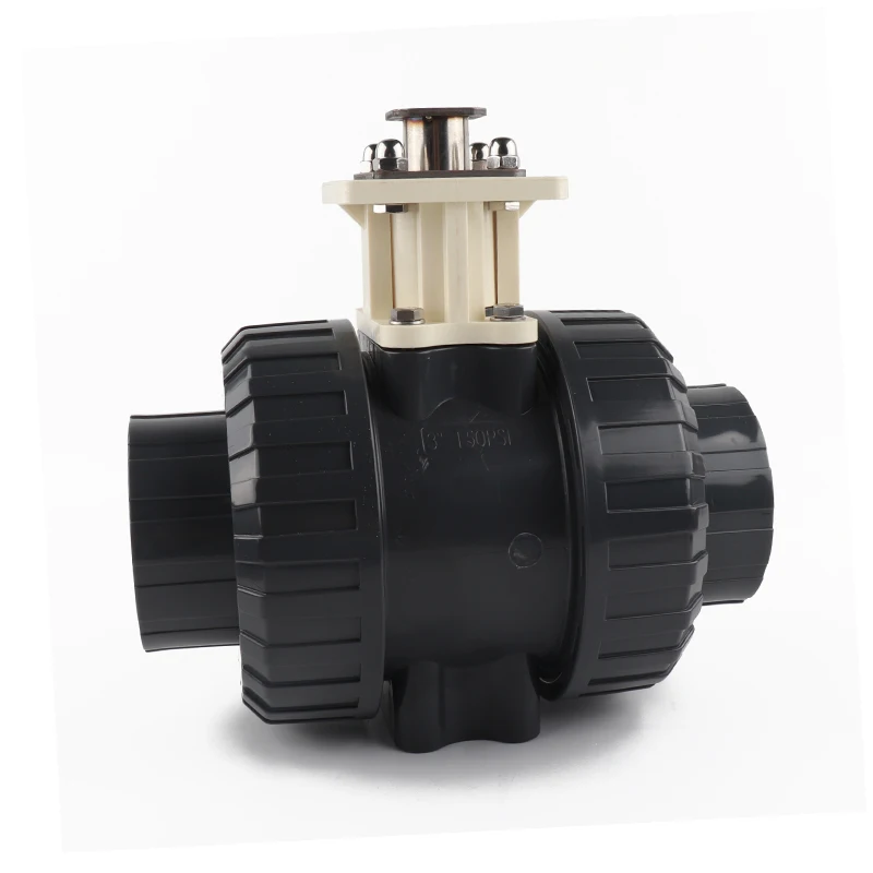 High-Endurance DN80 Electric Ball Valve High Quality UPVC Plastic Valve Bodies from Junzhou CN OEM and ODM Available