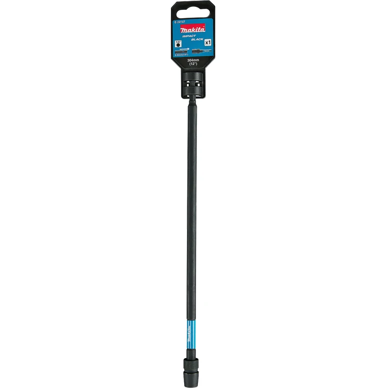 Makita Impact Black Sechskant-Schaft-Hülsenfutter-Bithalter E-24125 E-24131 E-24147 76 mm/152 mm/304 mm Werkzeugzubehör – Detail 7