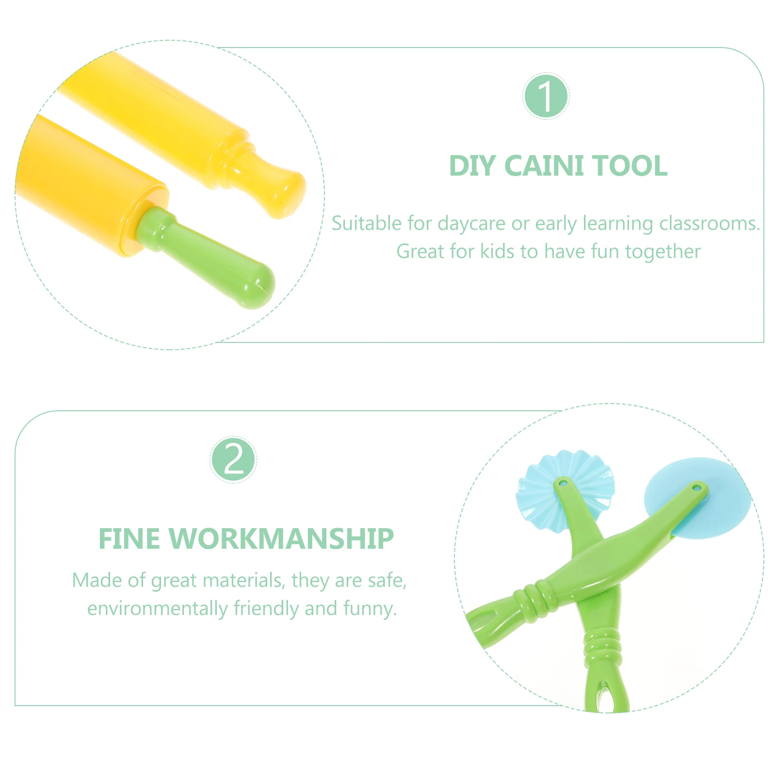 

1 set 1 Set Clay Dough Tools -Friendly Diy Playset ing Carving Rolling Molding Tools Creative Handmade Set Safe