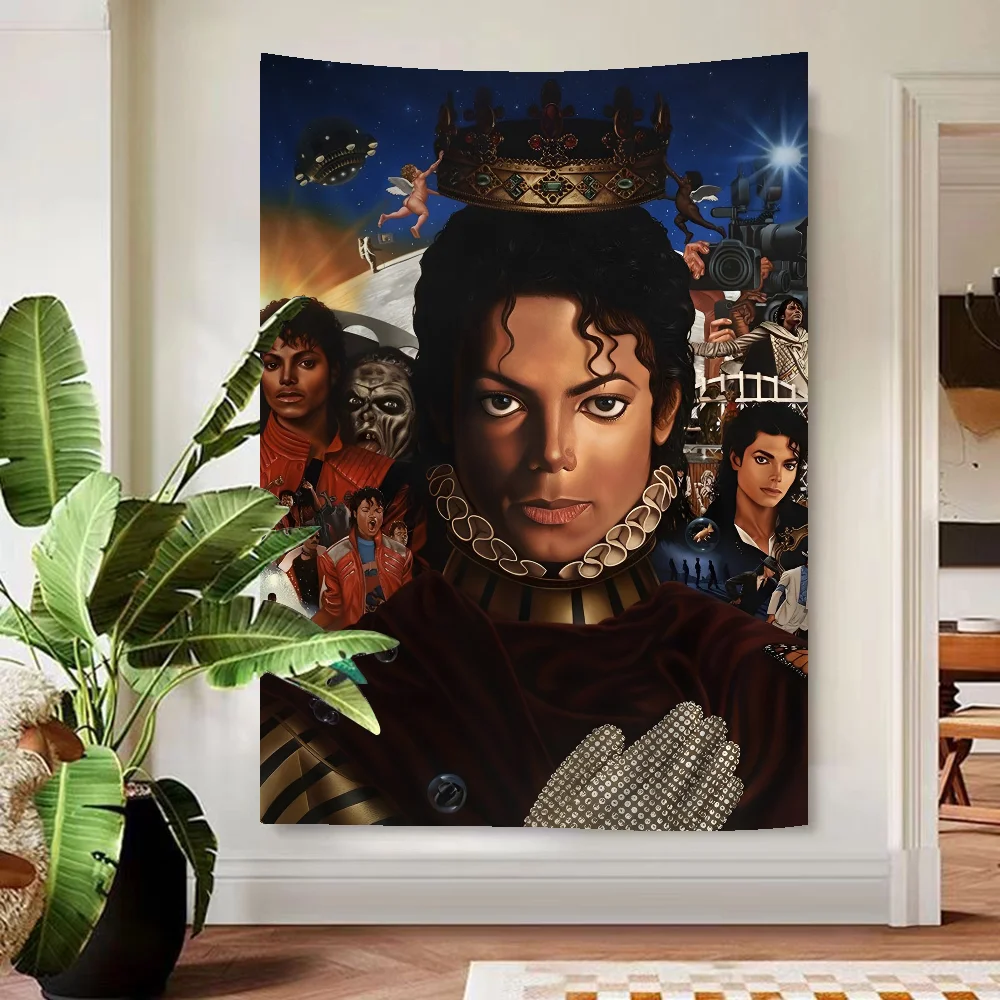 Michael Jackson Hippie Wall Hanging Tapestries Art Science Fiction Room Home Decor Kawaii Room Decor