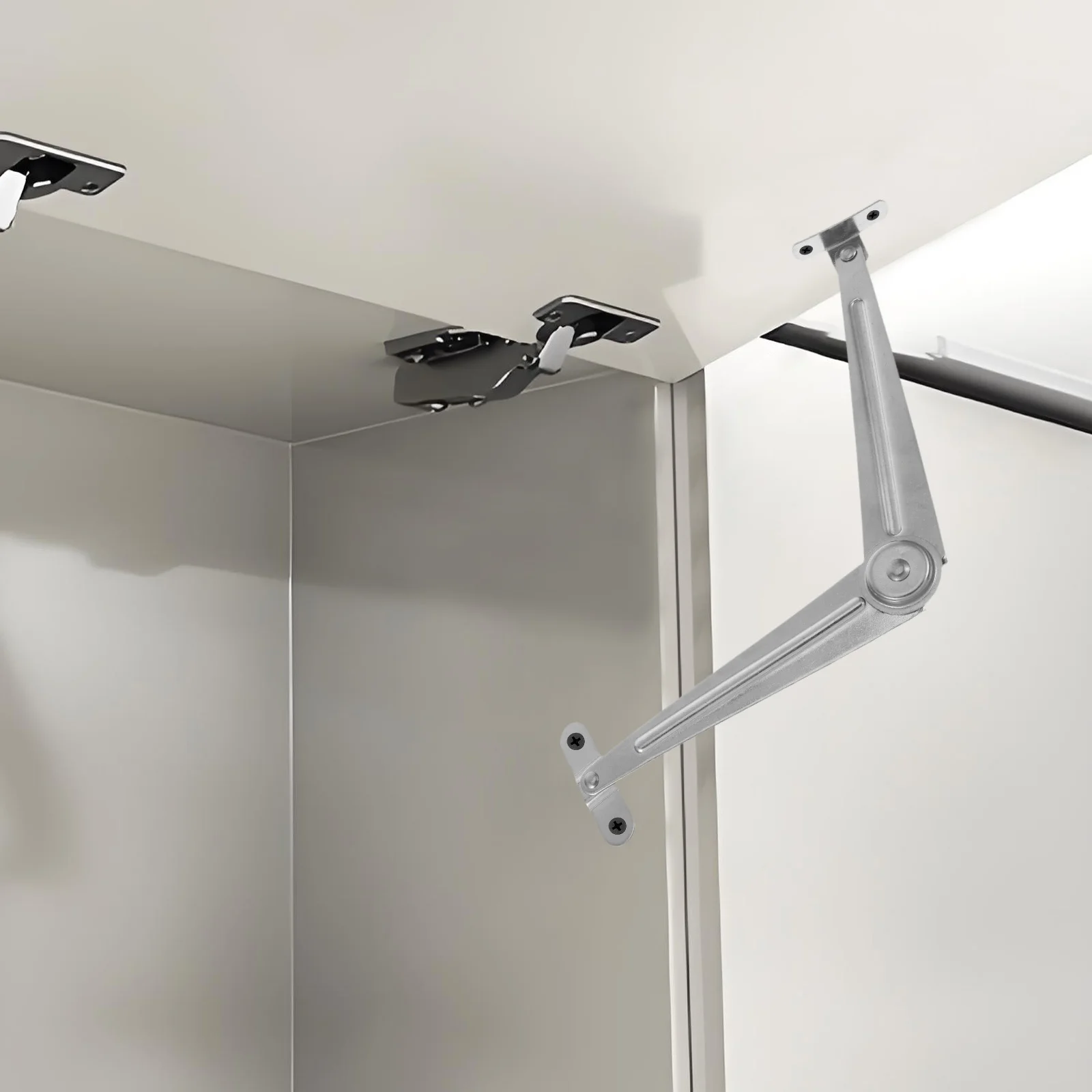 

Door Stopper Limiter Durable Support Rod Adjustable Cabinet Door Holder Heavy Duty Metal Lid Stay Hinge for Distribution Cabinet