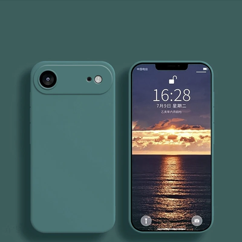 Flüssigsilikon-Handyhülle für iPhone 17, Air Cases, iPhone 17, 16, 15, 14, 13, 12 Mini 11 Pro X XR Xs Max 7 8 Plus 16e SE 2020