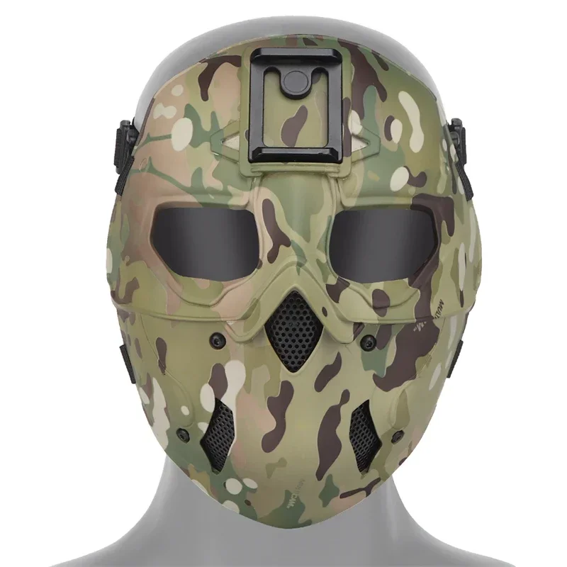 ZXYHFE Tactical Mask Wild Halloween Full Face Shooting Protective Hunting Gear Outdoor CS Sports Equipment Paintball Accessories