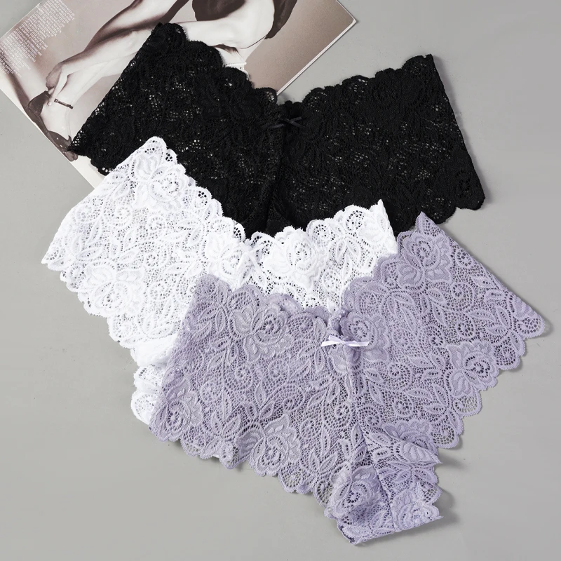 2026 new 1Pcs Sexy Floral Lace Panties Women Briefs Low Waist Soft Lingerie Comfortable Female Underwear Girls Intimates Panties