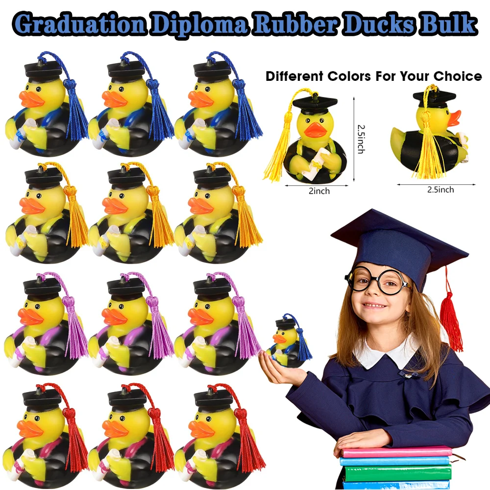 Diploma de formatura patos de borracha graduação pato de borracha presentes graduação pato em massa para estudante piscina tema festa favores