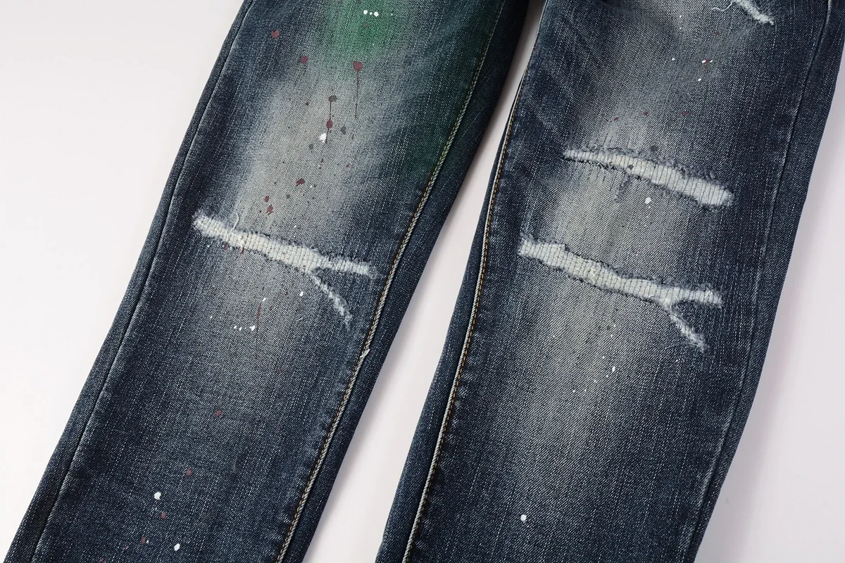 

Американские джинсы темно-синего цвета 9070, брюки