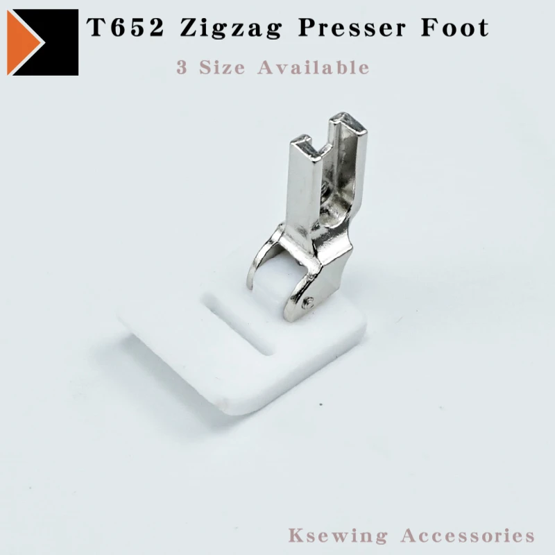 T652  Presser Foot  For Industrial Zigzag Sewing Machine Accessories Singer 20U 9mm 12mm 15mm Plastic Feet