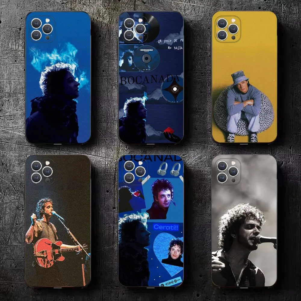 G-Gustavo Cerati   Phone Case For iPhone 15,14,13,12,11,Plus,Pro Max,XS,X,XR,SE,Mini,8,7 Soft Silicone Black Cover