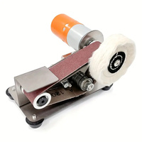 EU Plug Electric Belt Sander Grinder Mini Belt Sander and Knife Sharpener Dual Function Woodworking Grinding Machine