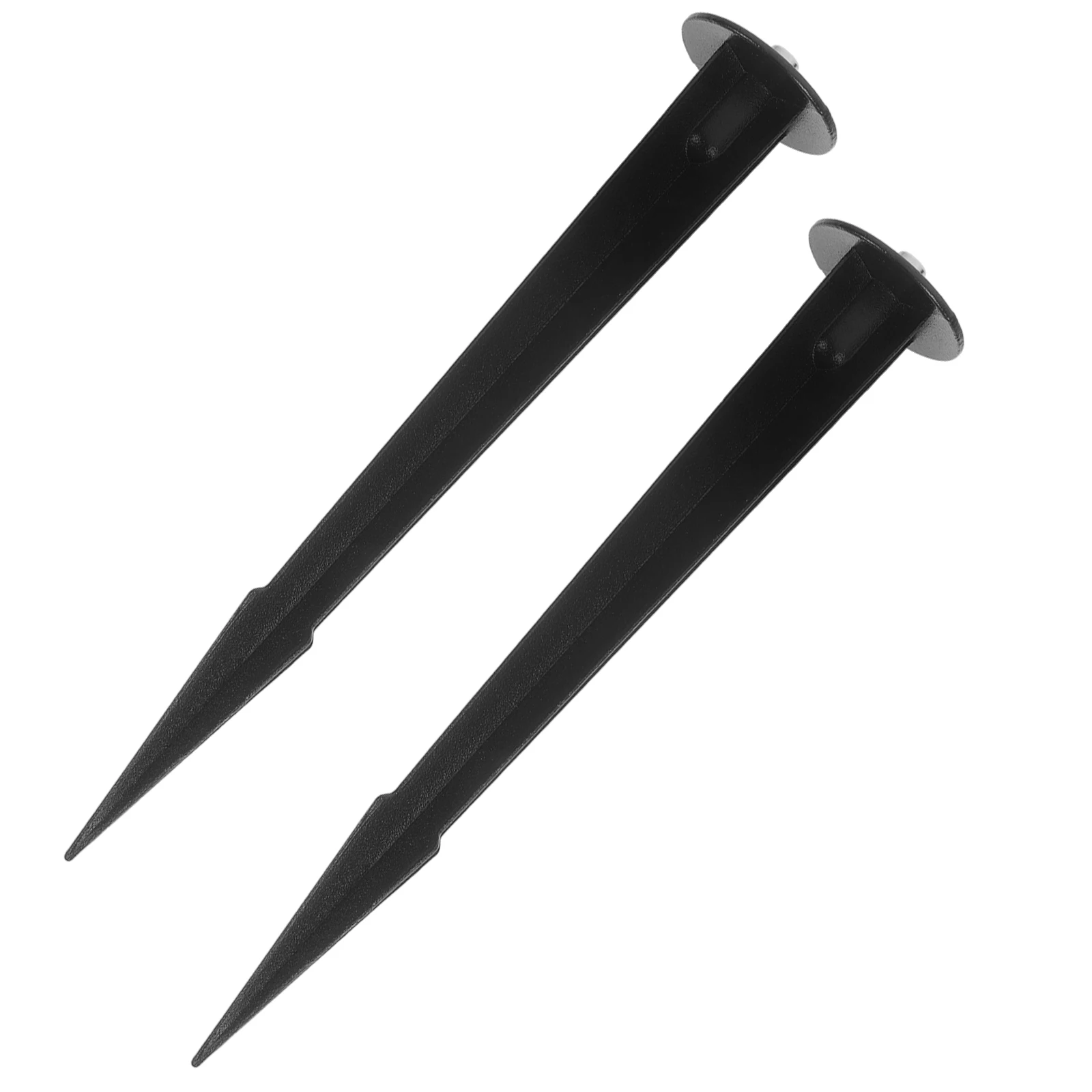

2Pcs Solar Ground Plug Lights Durable Metal Stakes Garden Spotlights Outdoor Pathway Flood Lighting Landscape Decor
