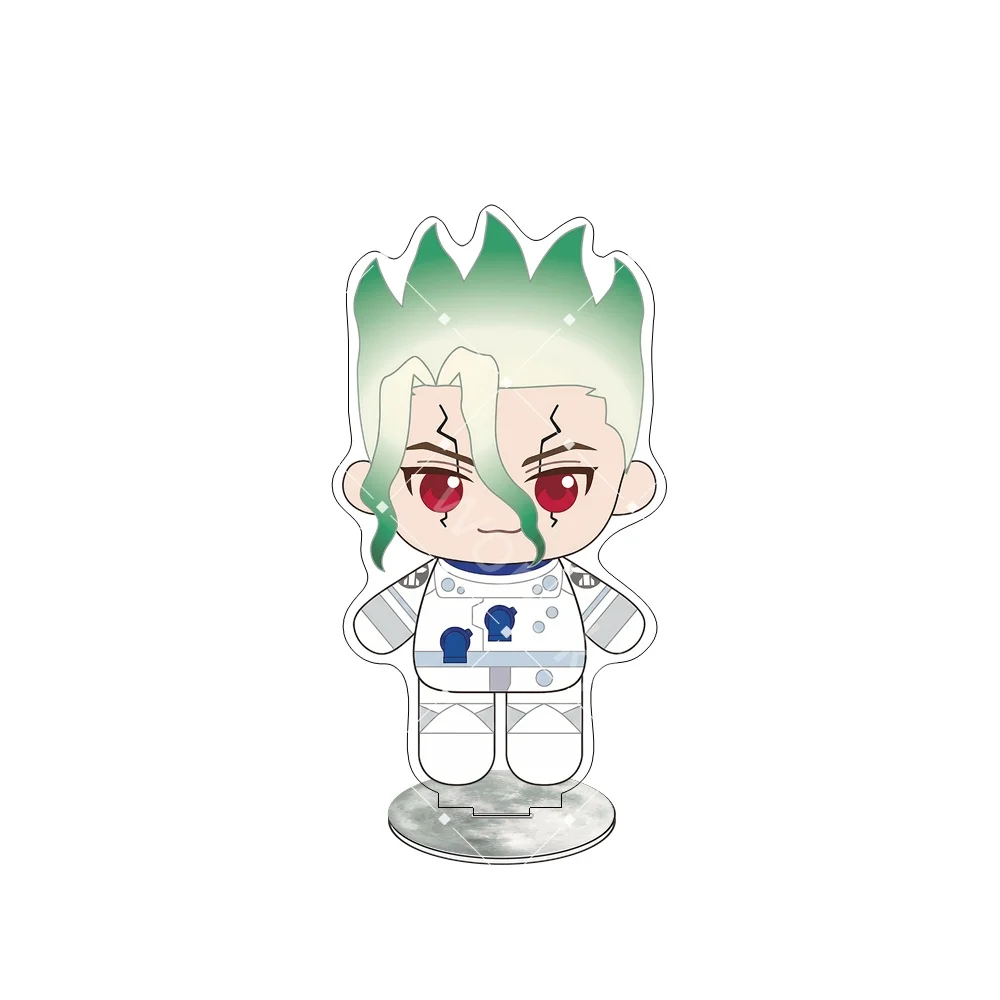 Dr. Stone ROAD TO THE MOON Astronaut Ver 10CM Double Sided Acrylic Stand Keychain 2026 New Anime Stand Senku Xeno Stanley Gift