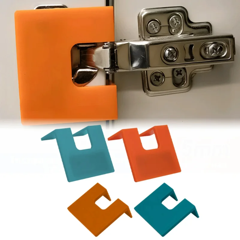 Heavy-Duty Magnetic Cabinet Hinge Installation Clips Woodworking Hinge Installation Fixed Clip Hand Tools
