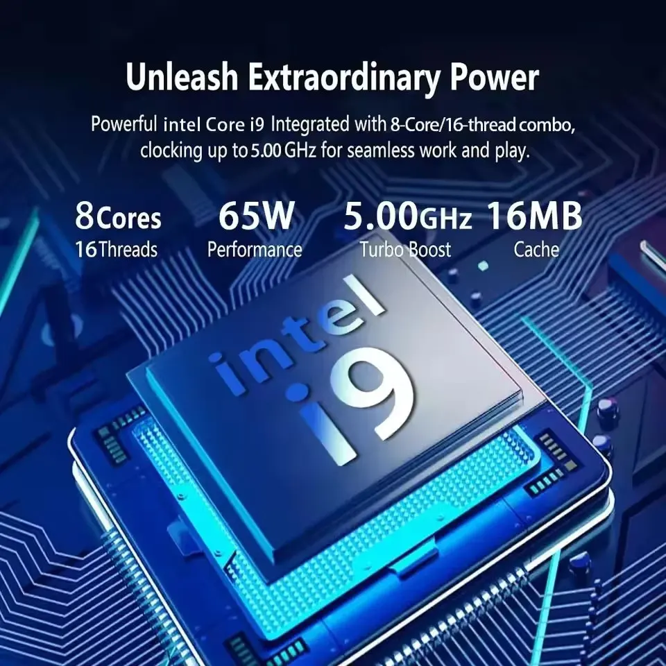 15.6' Intel Core i9-9900 Windows 11 Pro Laptop Computer 32GB RAM 512GB 1TB 2TB SSD Portable Notebook PC Office Study Laptops