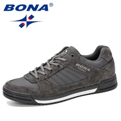 BONA Men Skateboarding Shoes Unisex Sport Sneakers Male Trainers Breathable Basket Shoes Zapatillas Mujer Chaussures Homme