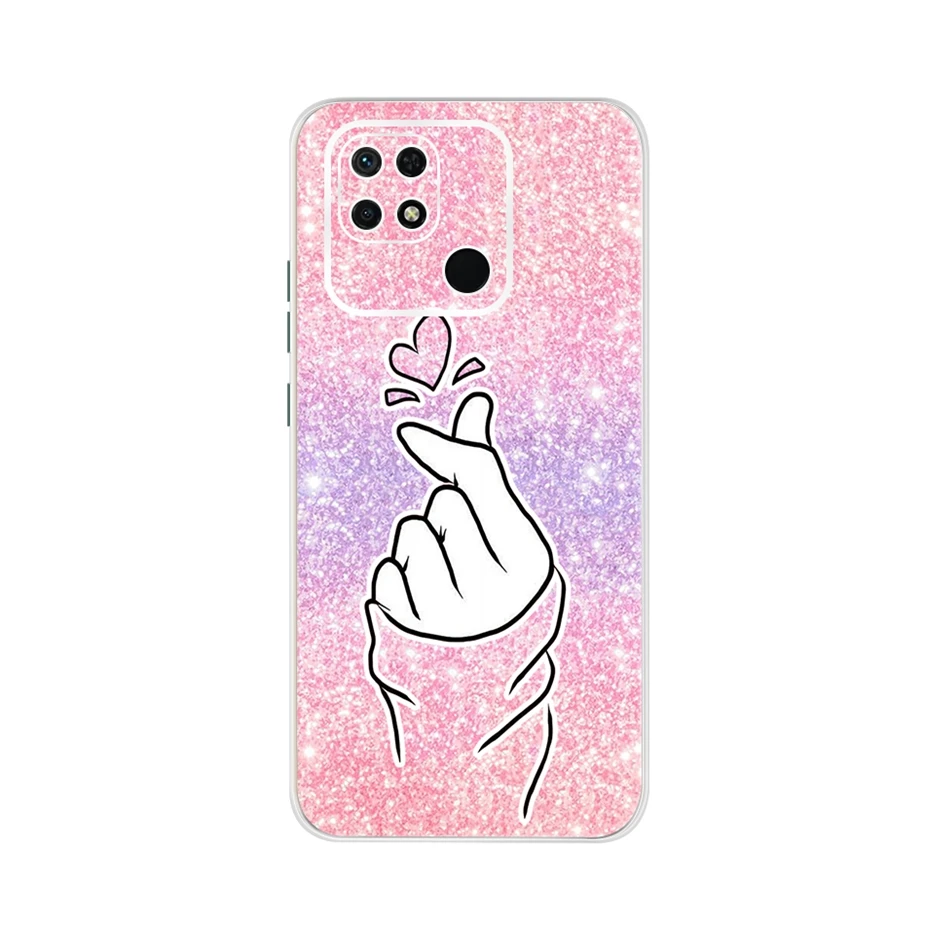 Redmi 10C Case New Fashion Cute Cartoon Cover Soft Silicone Case For Xiaomi Redmi 10C 10 C Redmi10C TPU Fundas Shockproof Bumper