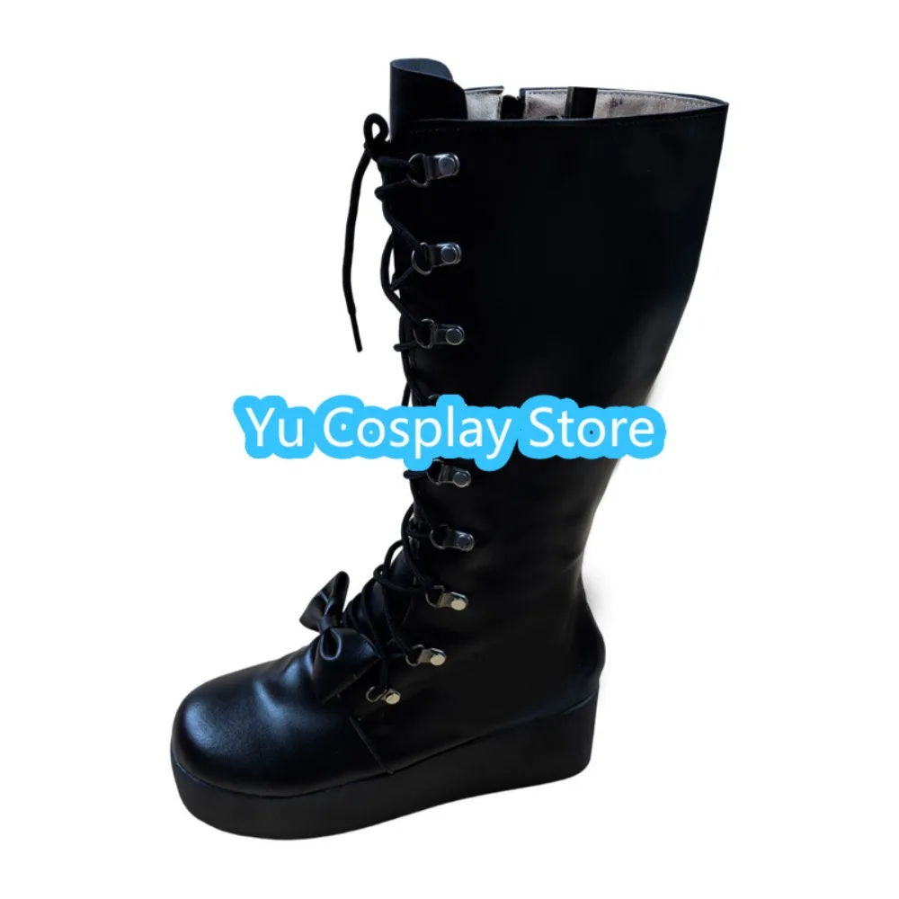 Datum Een Live Kurumi Tokisaki Cosplay Schoenen Voor Anime Tentoonstelling Prestaties Anime Cosplay Schoenen Laarzen Halloween Kostuums Rekwisieten