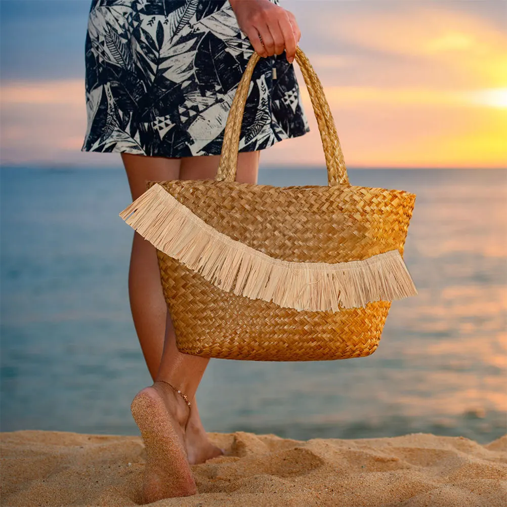 

Raffia Straw Tassel Natural Handmade Fringe For Diy Craft Projects Tropical Party Decoration Wedding Accessory