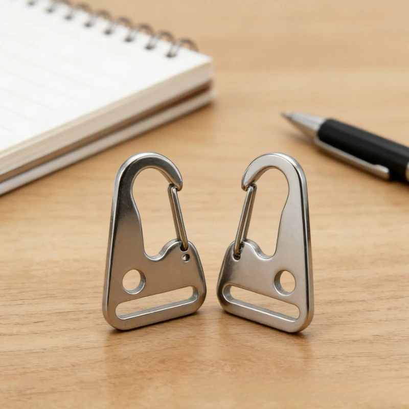 304 Stainless Steel Webbing Carabiner Snap Hook Multi‑Purpose Hardware Clip for Bag Strap Key Chain DIY Accessory Supplies