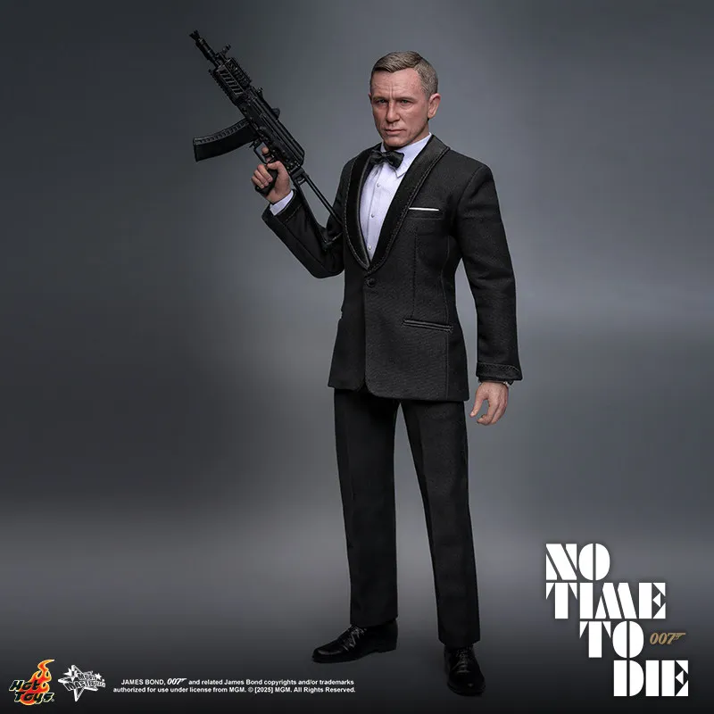 Hot Toys Mms803yd 007 No Time To Die James Bond 1/6 30cm Figura Articulada con Articulaciones Móviles, Mercancía de la Película, Adornos de Escritorio, Coleccionables