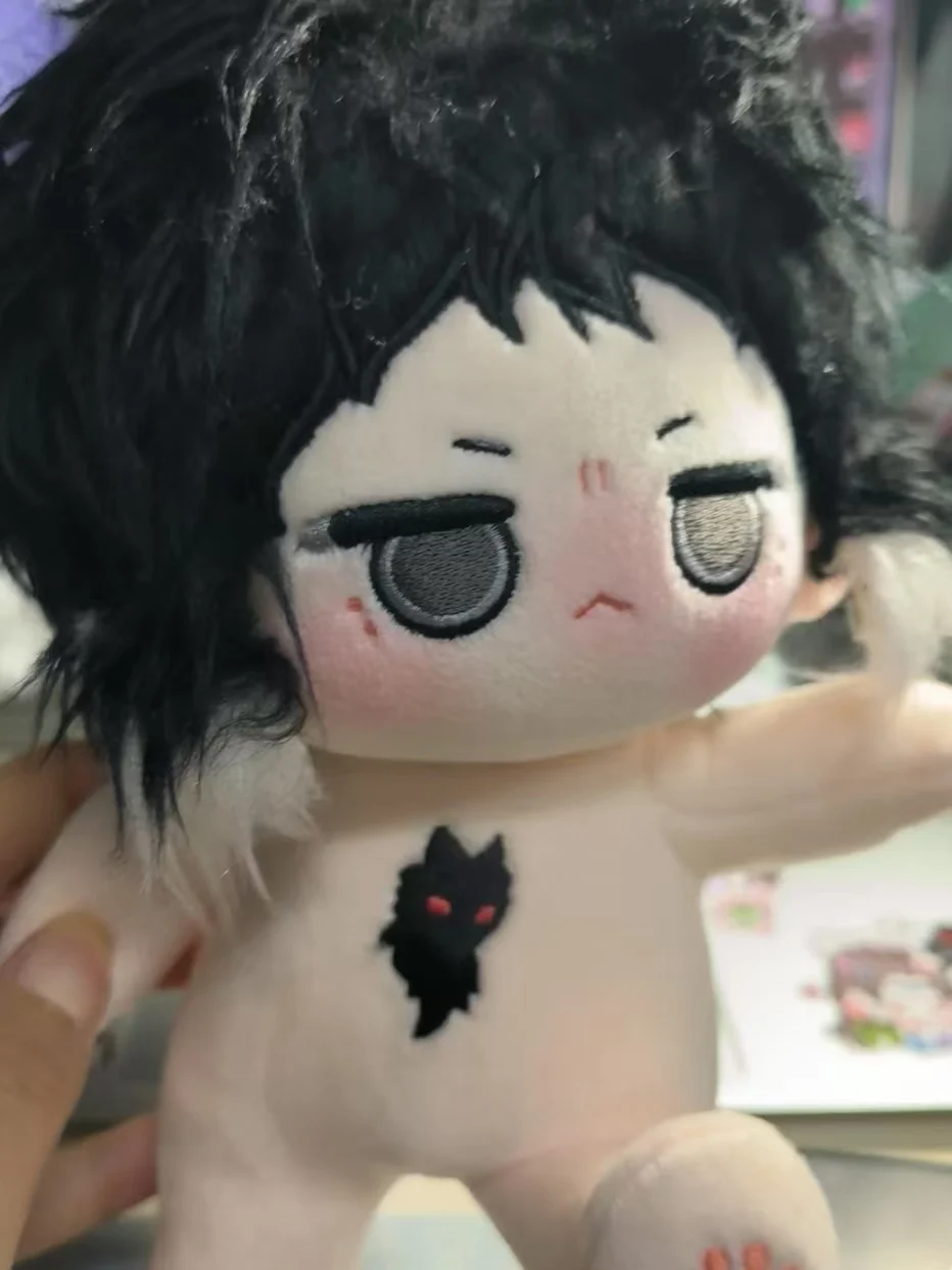 Figuras de peluche de 20cm de Anime Bungo Stray Dogs Ryunosuke Akutagawa, muñeco de peluche, juguetes para niños, regalos Kawaii