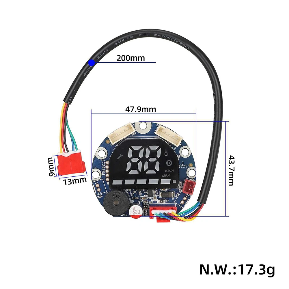 36V 17A Electric Scooter Controller & Display Combination Reliable Circuit Protection for HX For X8 Performance