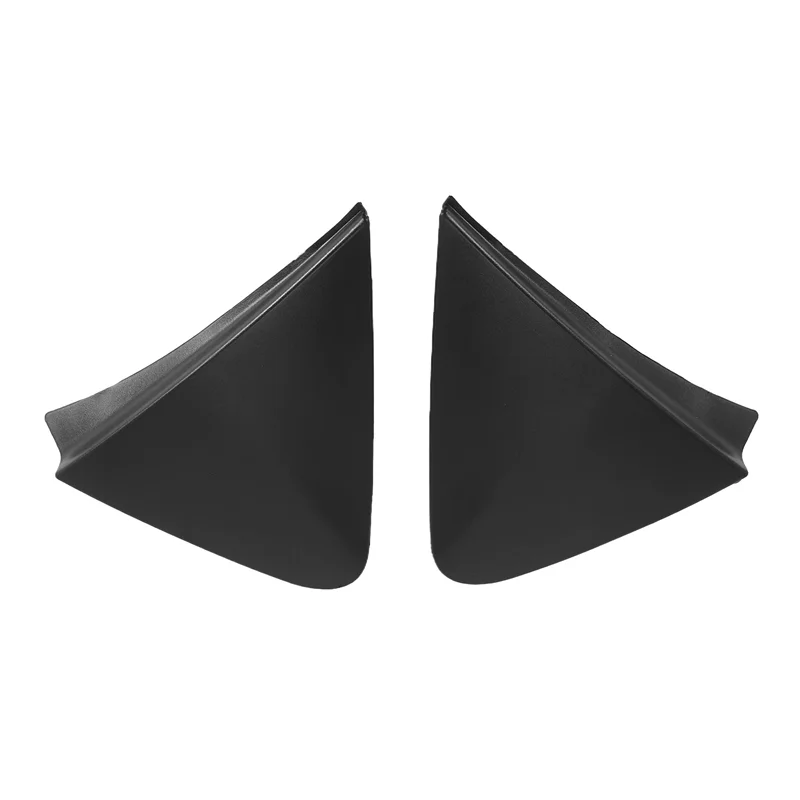 

A03G-2Pcs Car Front Window Plate Side Mirror Corner Triple-Cornered Window Garnish Cover Panel For Toyota Yaris 2008-2012