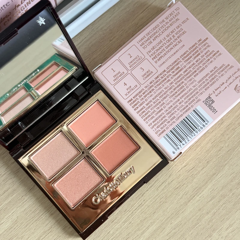 CT Pressed Powder Natural Base Makeup A Plate of Multi-purpose High Light Eye Shadow Details Shell Highlight Contour Gem Palette image 3