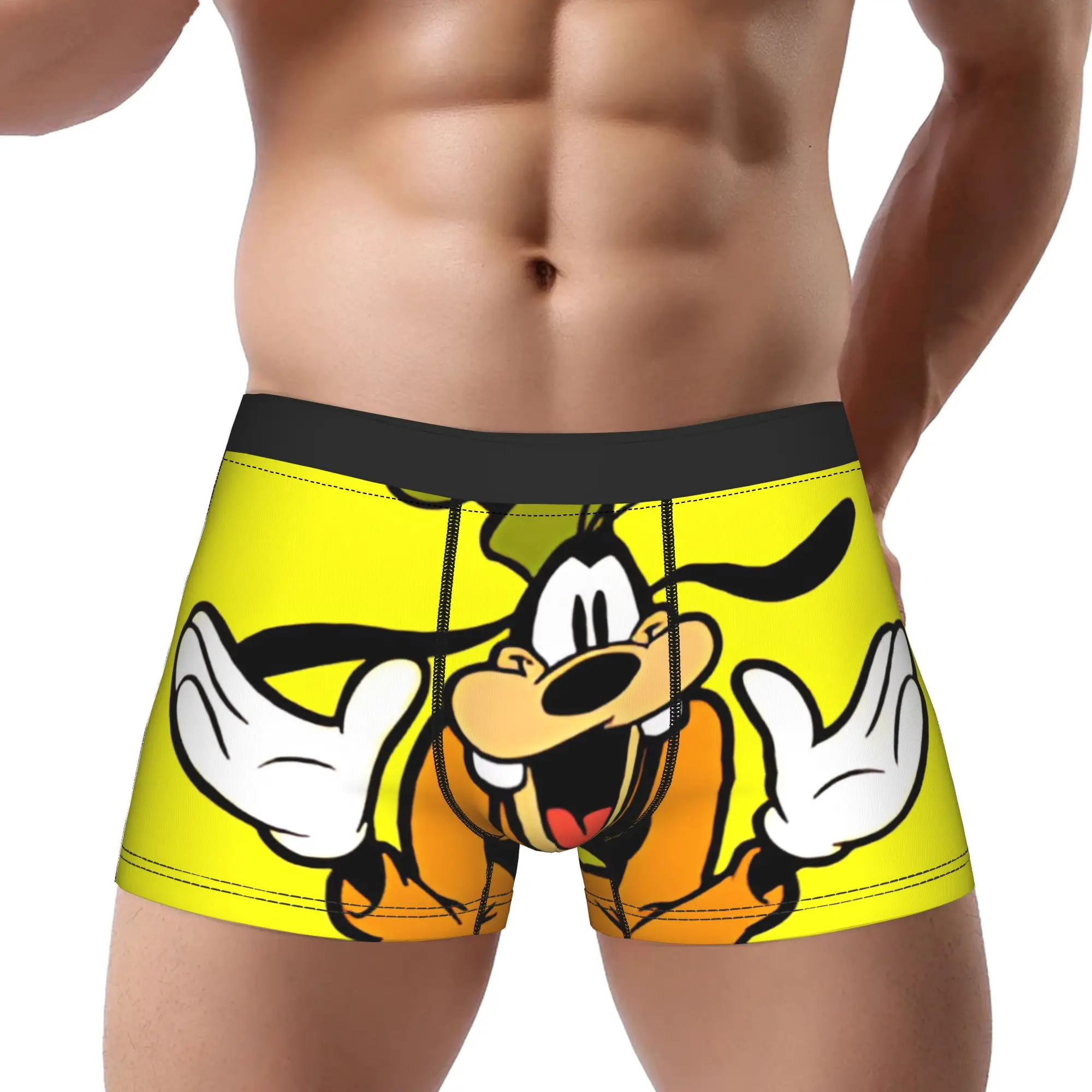 

1 шт. трусы-шорты Gawrsh GOOFY для мужчин, мужское нижнее белье с принтом