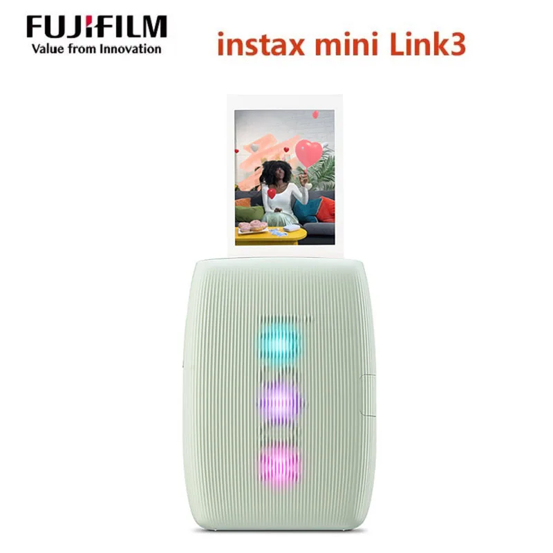 Original Fujifilm Instax Mini Link 3 Printer Instax Photo Camera Printers For Smart PhoneApp Film Machine New Fuji Camera