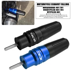For Husqvarna 401 701 Svartpilen 401 701 VITPILEN 401 Motorbike Exhaust Frame Sliders Crash Pads Falling Protector