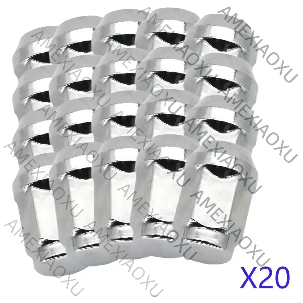 WANWUXIN 20X Car Steel Wheel Lug Nuts  1/2