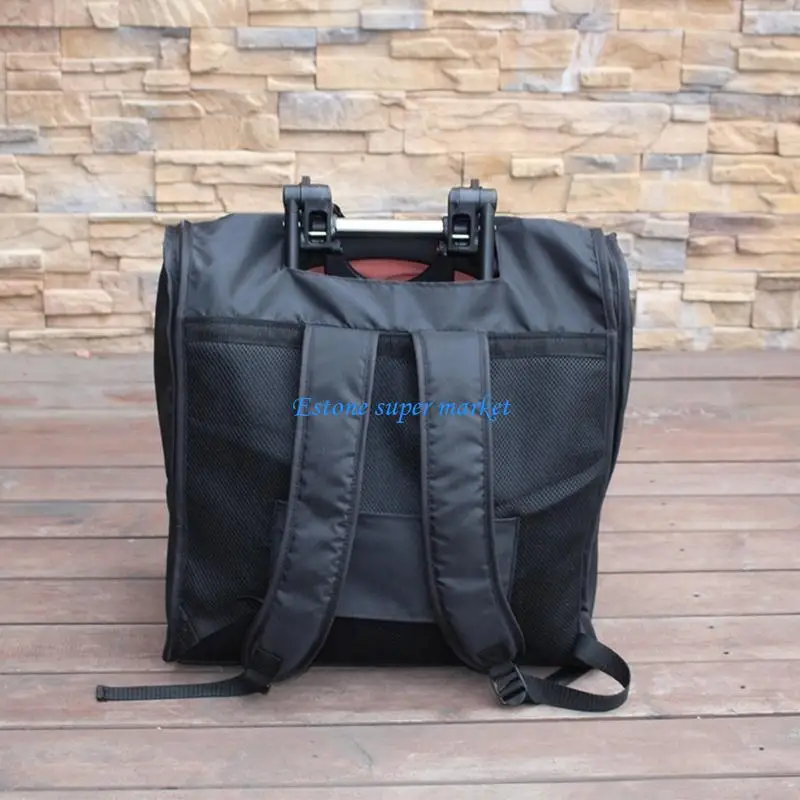 

090B Baby Strollers Backpack with Spacious Designs & Weatherproof Travel Strollers Bag Breathable Strollers Backpack for YOYO