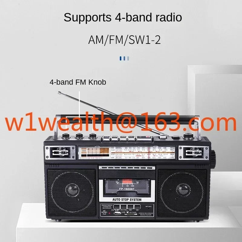 919 cassette player radio portable four band elderly student tape Bluetooth USB drive SD