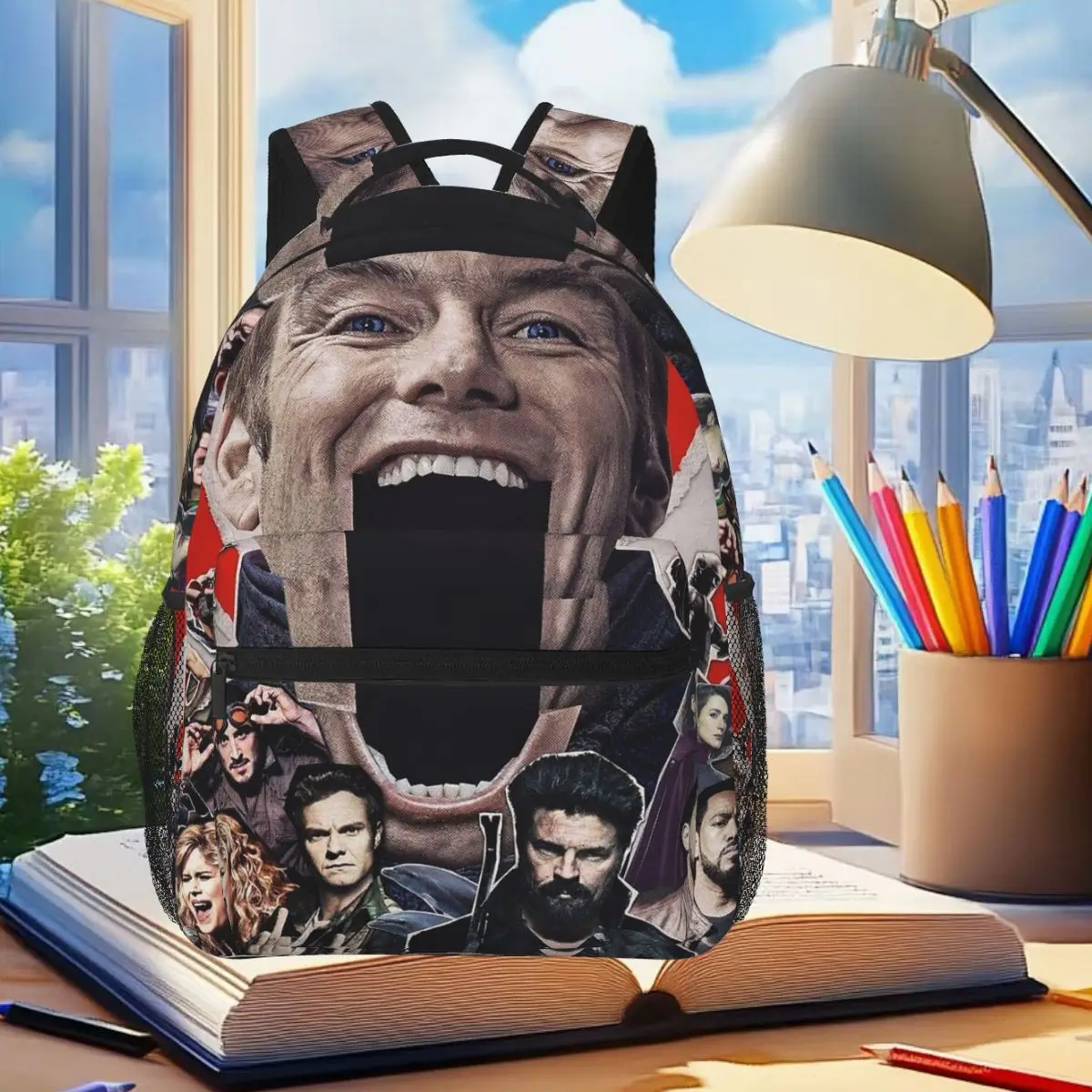 The Homelander The Boys Season 5 The Boyz Backpack Student Boys Girls BookBag School Bag Computer Shoulder Bags for Men Women