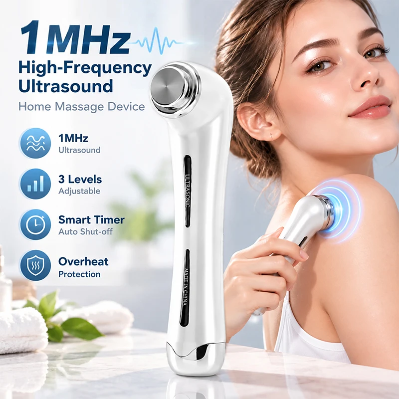 Rechargeable Therapeutic Ultrasound Physiotherapy Device Body Massager Reduce Pain Arthritis Physical Physiotherapy Equipment