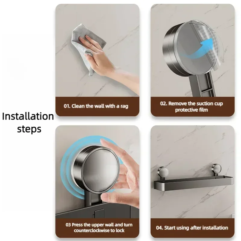 Xiaomi No- لكمة الرف سبائك الألومنيوم الجدار شنقا بالوعة الحمام جوفاء متعددة الوظائف تخزين الرف حمام المنظم الملحقات