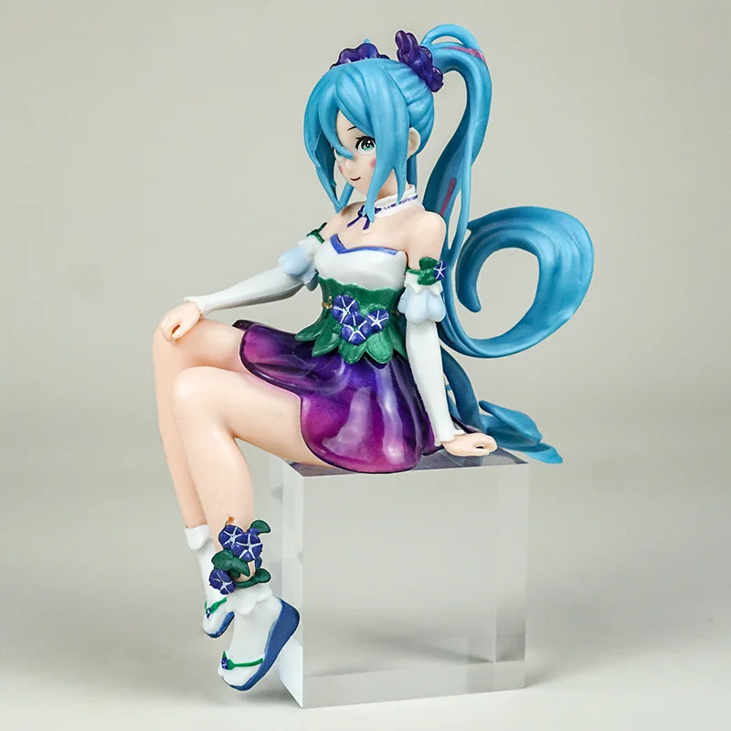 Figurine de dessin animé Hatsune Miku, ornement de fille de beauté mignonne, figurine d'action Kawaii en PVC, décor de salle, modèle de poupée à collectionner, jouet cadeaux