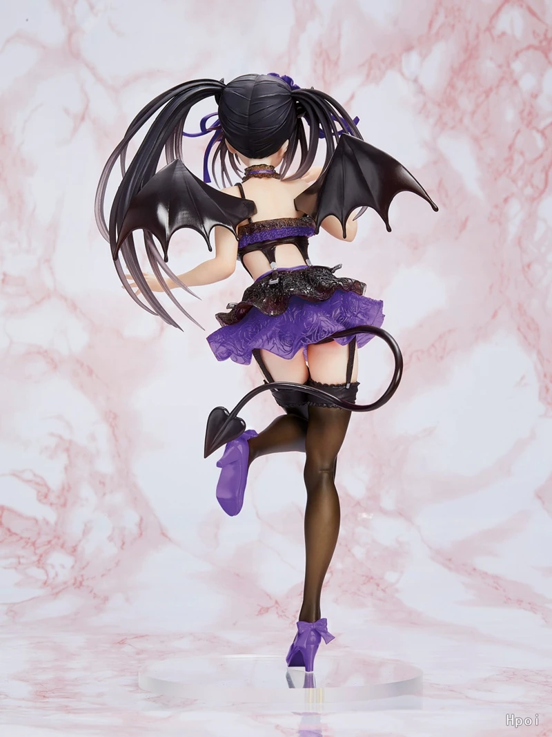 21cm Coreful DATE A LIVE IV Anime Figure Sexy Purple Devil Kurumi Tokisaki Action Figure PVC Adult Collection Model Doll Toys image 5