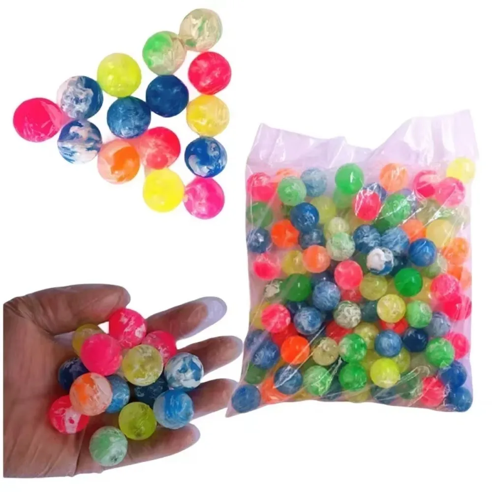 10 sztuk/partia Gumowe Piłki Skaczące 20mm w Kształcie Chmurki Zabawka Piłka do Skakania Mini Neonowe Spiralne Piłki Skaczące dla Dzieci Gry Sportowe Piłka Zabawka
