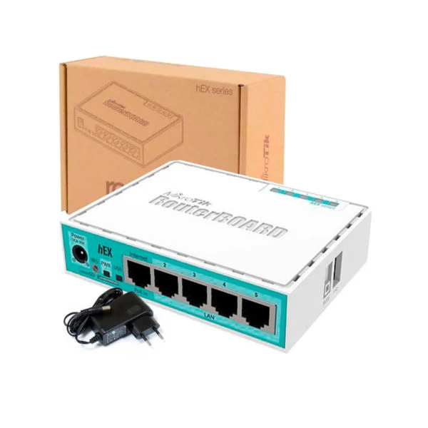 MikroTik hEX RB750Gr3 Gigabit Ethernet Router Supports 5 10/100/1000 Mbps 5 Ethernet Ports