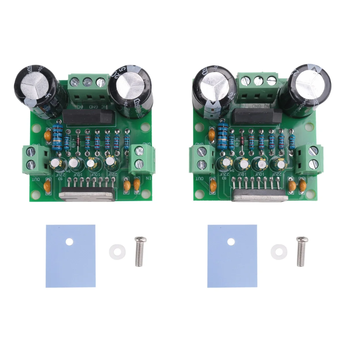 2Pcs TDA7293 100W Digital Audio Amplifier AMP Module Board AC 12V-50V Mono Single Channel