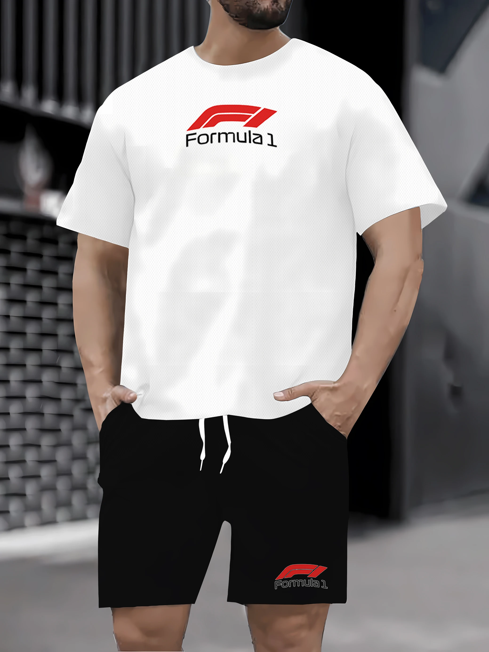 

Alta качество o-pescoço camisetas шорты de secagem lembut masculino roupas de moda Leit verão diário casual agasalho masculi