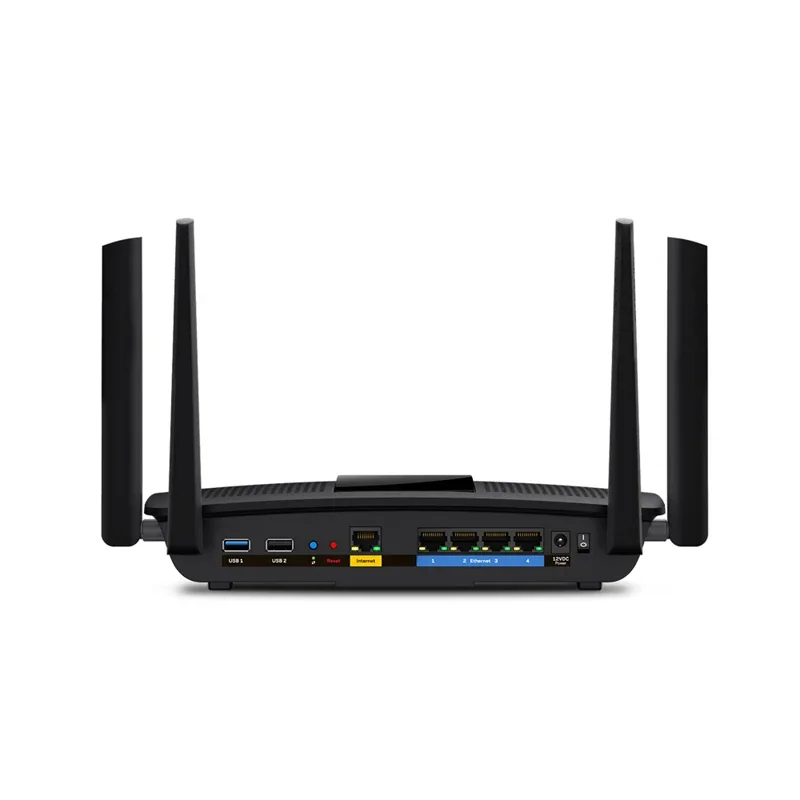 

LINKSYS EA8100 Wi-Fi Router AC2600 Max-Stream MU-MIMO Gigabit Smart, Dual-Band Up To 2.6 Gbps WiFi Speeds, 15+ Devices