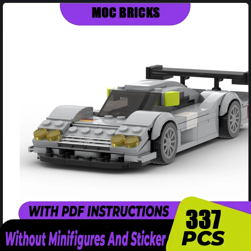 Moc Building Bricks Champion Speed Cars Model Super Sports Car Modular Blocks Gifts Toys For Children DIY Sets Assembly