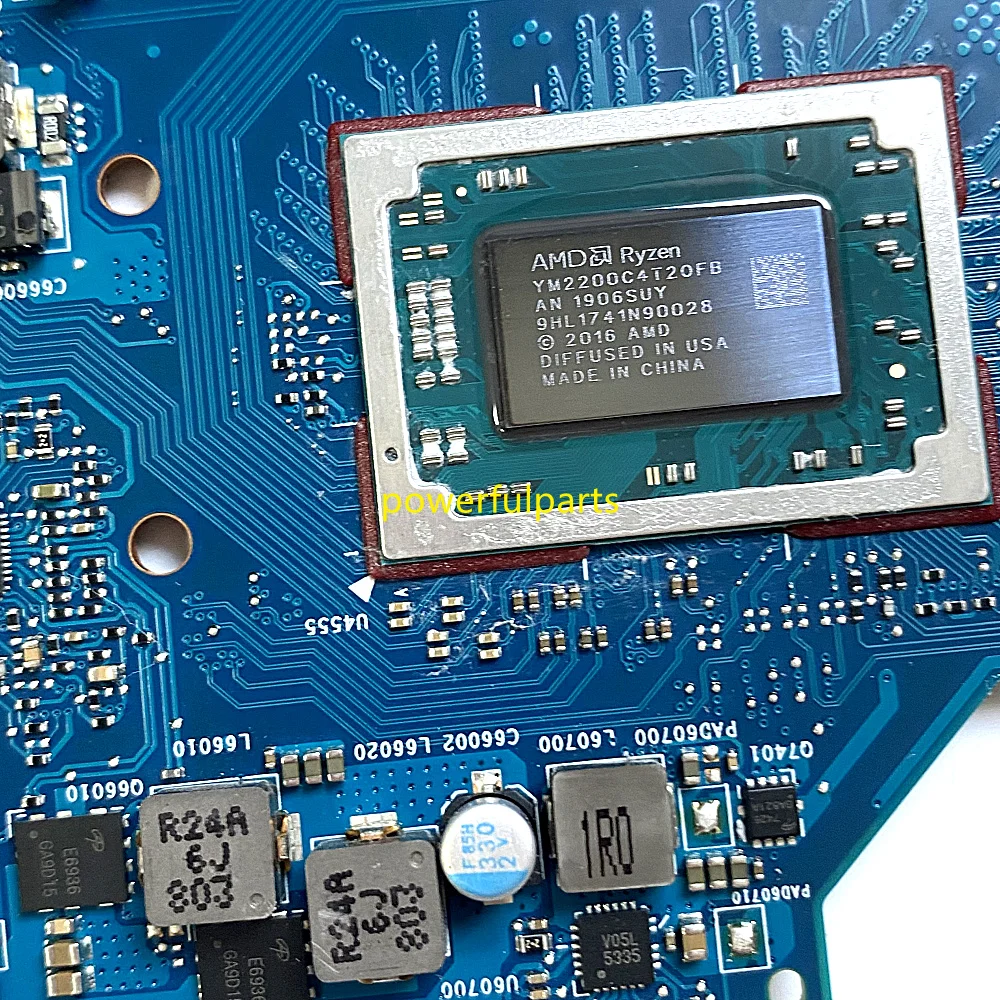 Imagem -04 - para Placa-mãe hp de 14 cm com Cpu r3 2200 Integrada L23393601 L23393001 6050a 2983601 -mb-a02 Funcionando Bem