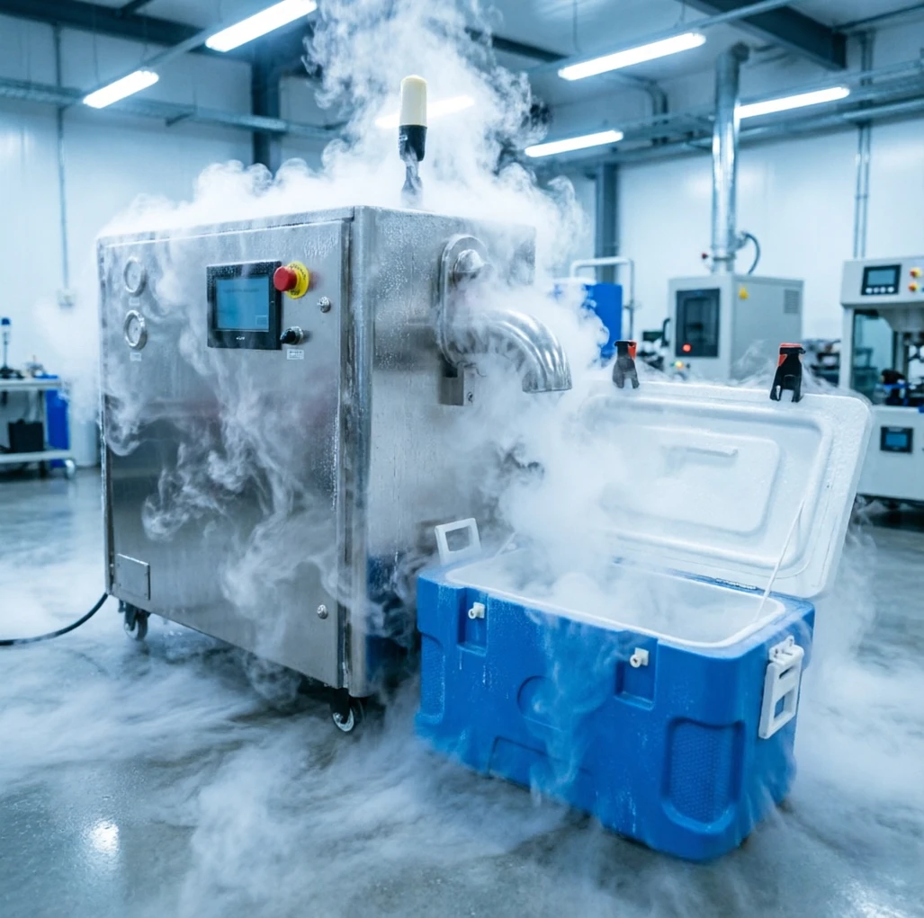 Dry Ice Extruder Machine Integrated Hydraulic Unit Stable Extrusion Speed Laboratory Small CO2 Solid Granulating Machinery