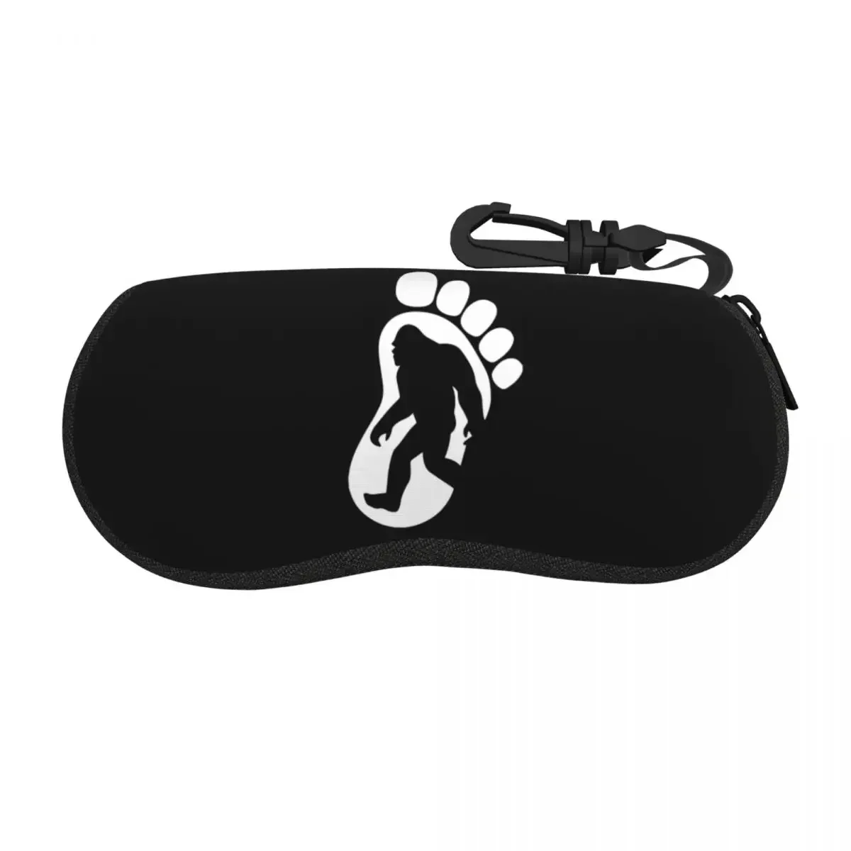 Custom Bigfoot Sasquatch Footprint Silhouette Glasses Case Stylish Sasquatch Shell Eyeglasses Case Sunglasses Box