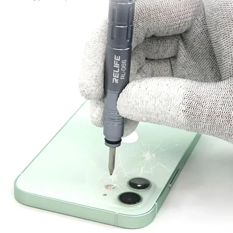 

RELIFE RL-066 Camera Lens Break Crack Demolishing Pen Remove Glass Back Cover Tools for IPhone Rear Housing Battery Blasting